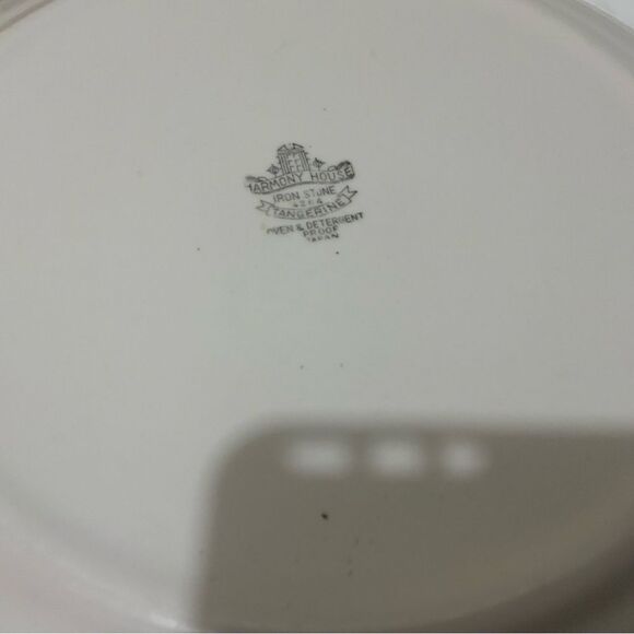 HARMONY HOUSE FINE CHINA TANGERINE 4264 Japan 12 3/8" Round Chop  Platter  G1 - Picture 6 of 6